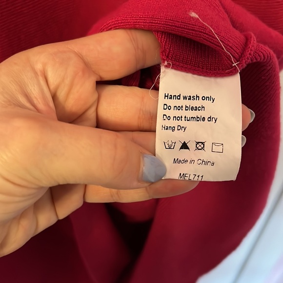 Fuchsia a-line midi skirt - Picture 3 of 3